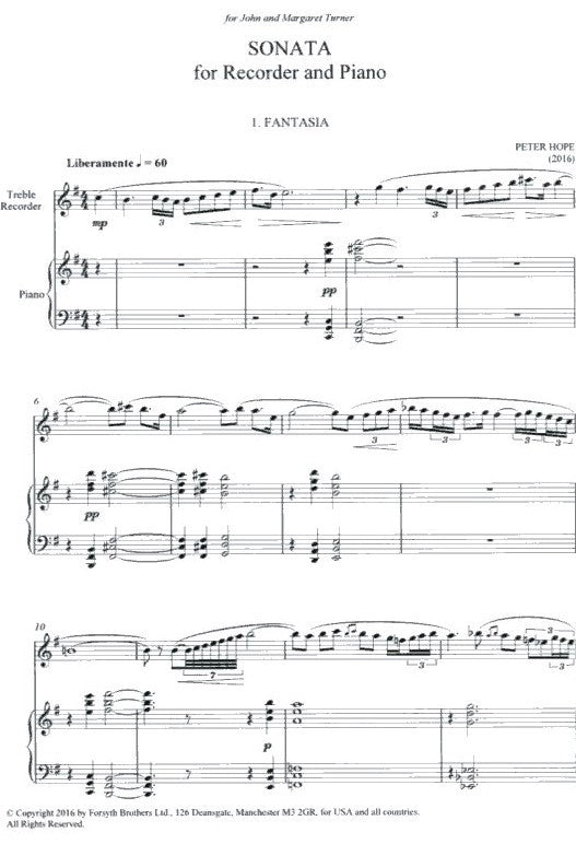Recorder Sonata