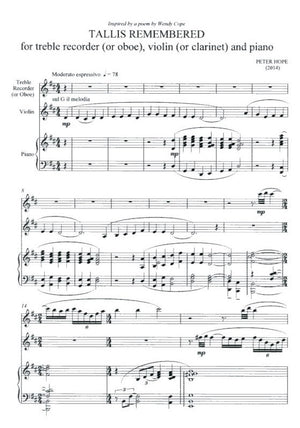 Tallis Remembered
