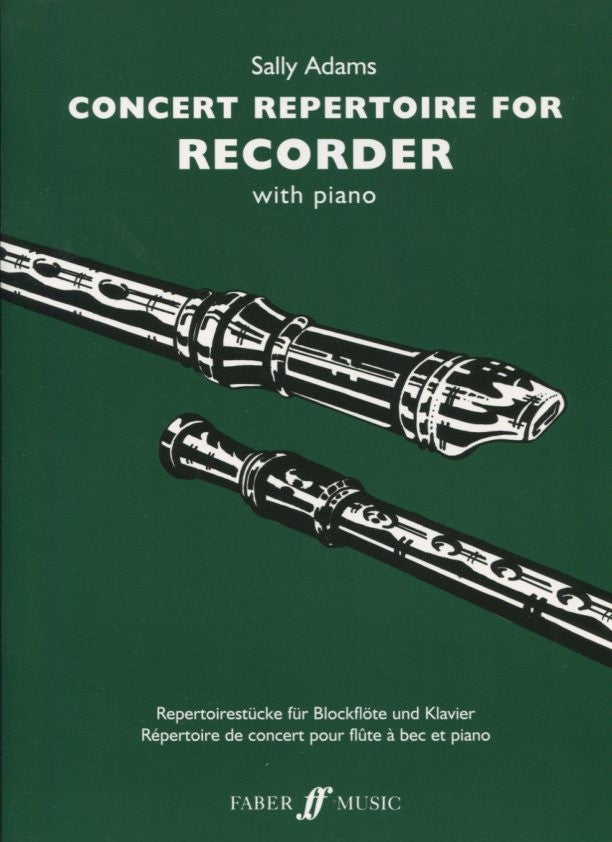 Concert Repertoire for Recorder