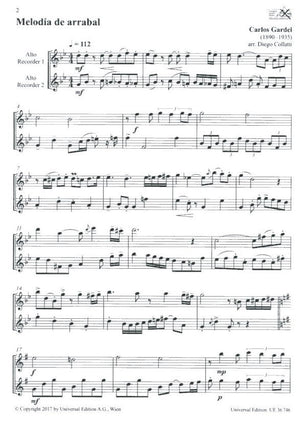 Tango Recorder Duets