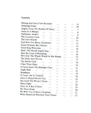 Christmas Songs for the Recorder
