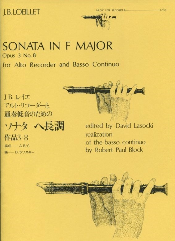 Sonata in F Major Op 3 No 8