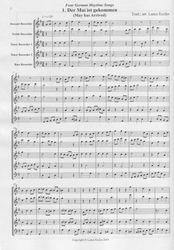 Four German Maytime Songs