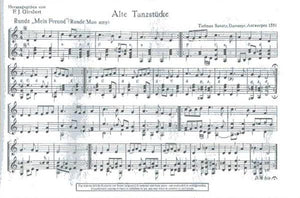 Old Dance Pieces for C Recorder and Guitar