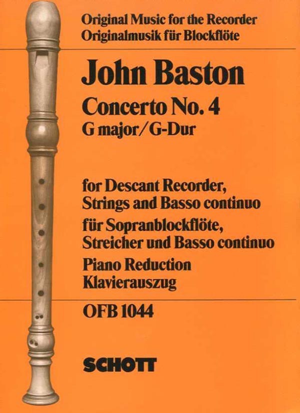 John Baston Concerto No. 4 in G major