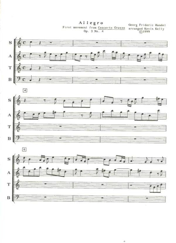 First Movement - Concerto Grosso op3 no4