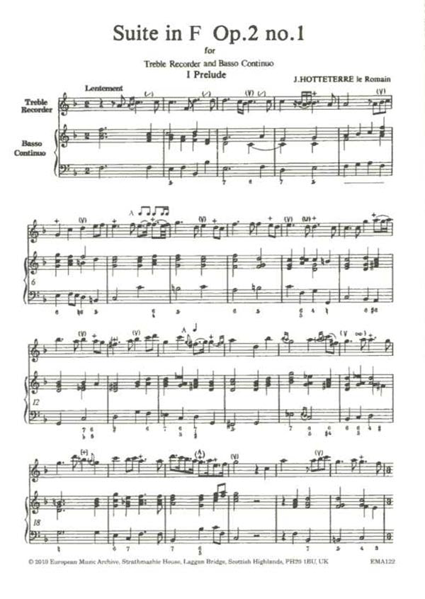 Suite in F Op 2, No 1