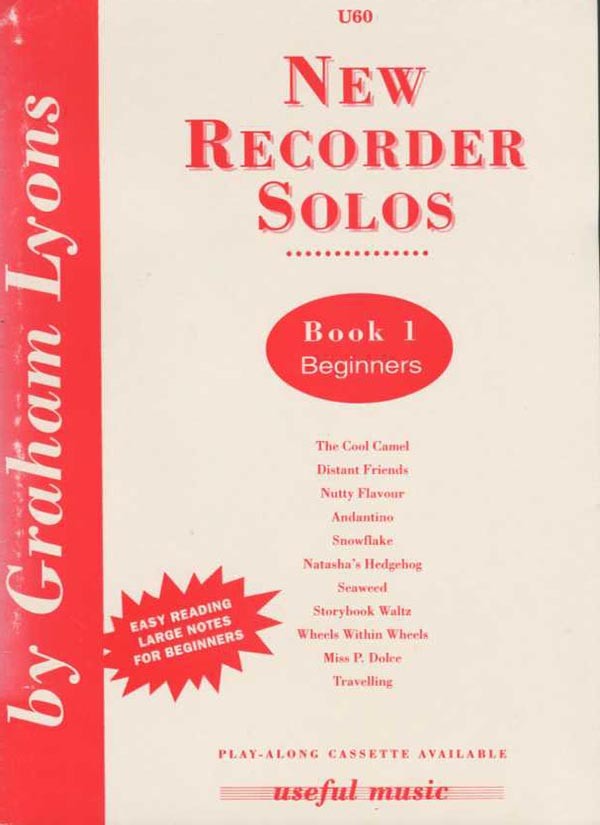 New Recorder Solos Book 1 - Beginners