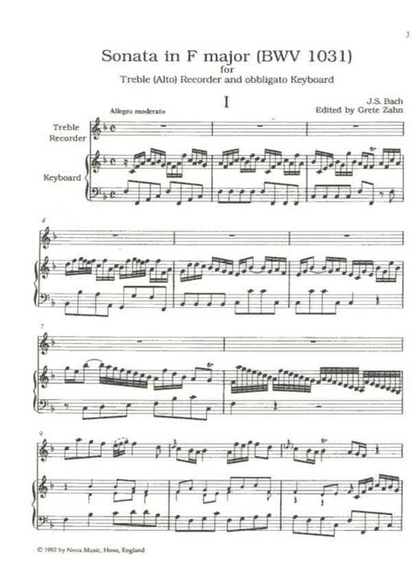 Sonata in F Major (BWV 1031)