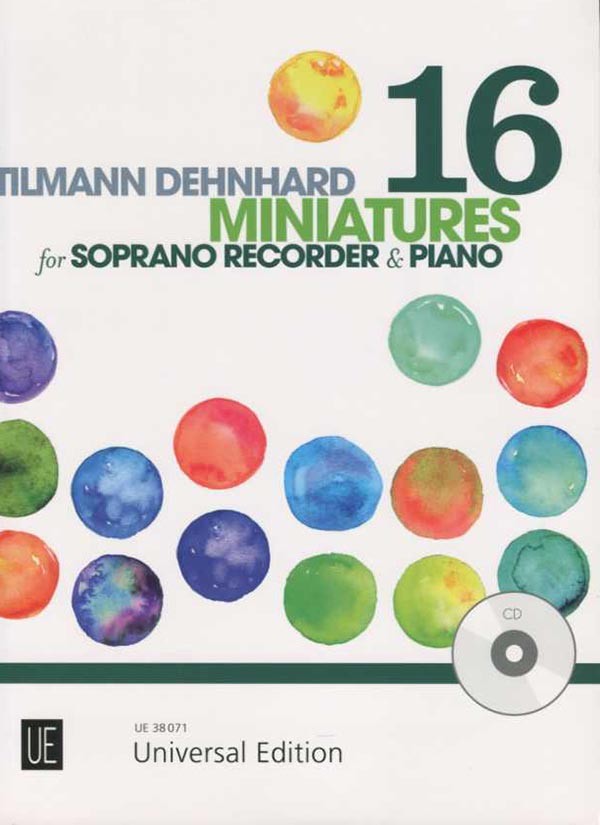 16 Miniatures for Descant Recorder & Piano
