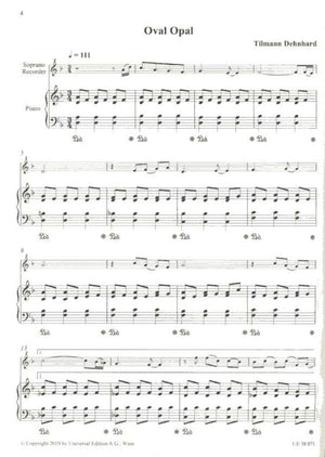 16 Miniatures for Descant Recorder & Piano