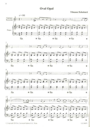 16 Miniatures for Descant Recorder & Piano
