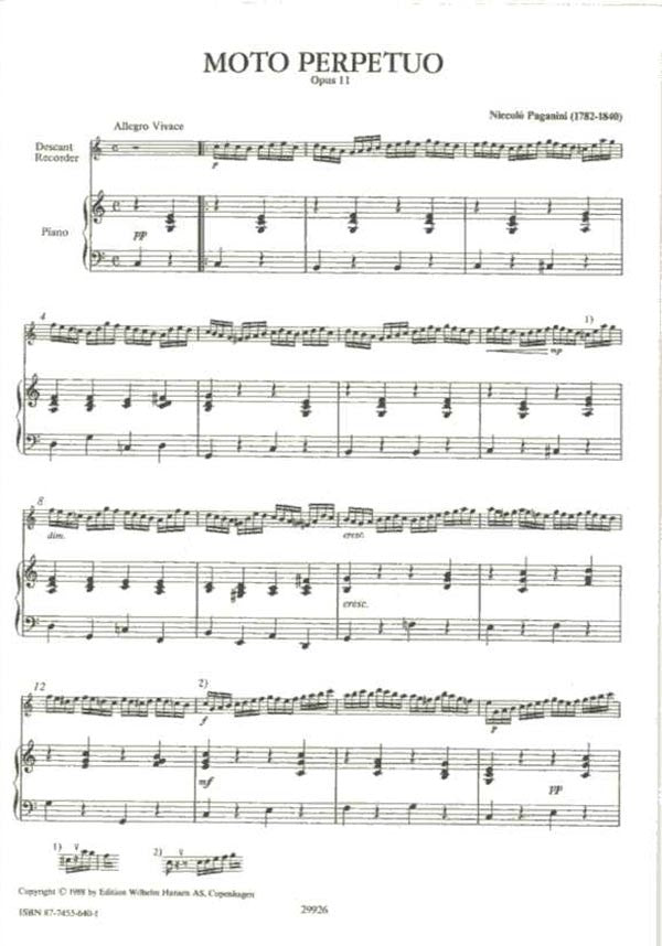 Paganini Moto Perpetuo