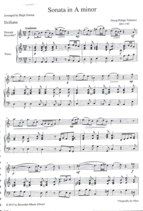 Sonata in A minor