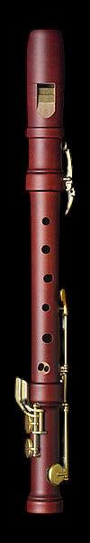 Special Treble Recorder in stained castello boxwood
