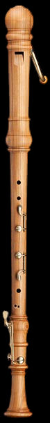 Denner Bass Recorder in Cherrywood