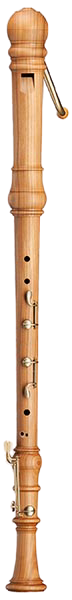 Denner Bass Recorder in Cherrywood
