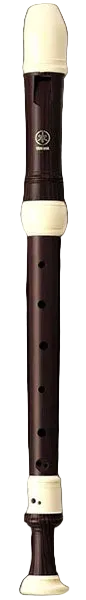 Treble Recorder in Brown Wood Grain/Ivory - Yamaha