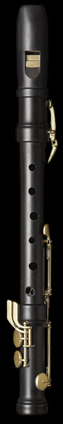 Special Treble Recorder in stained castello boxwood