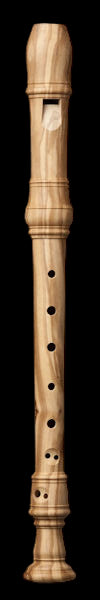 Marsyas Descant Recorder in Olivewood