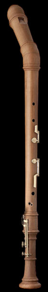 Superio Knick Bass Recorder in Pearwood
