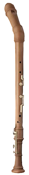 Superio Knick Bass Recorder in Pearwood