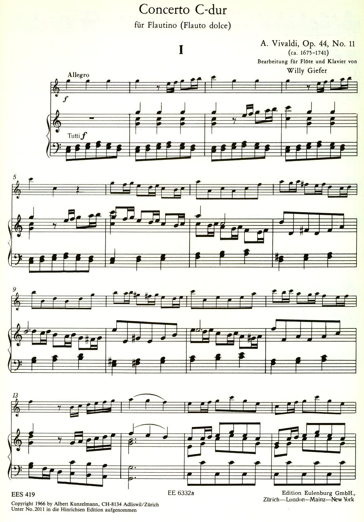 Concerto in C Major