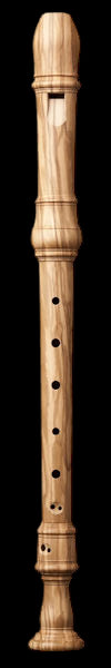 Marsyas Treble Recorder in Olivewood