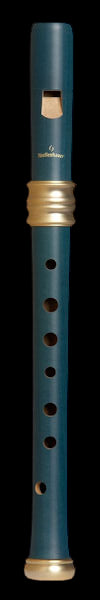 Adri's Dream Descant Recorder (Single holes), Blue Pearwood