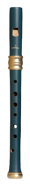 Adri's Dream Descant Recorder (Single holes), Blue Pearwood