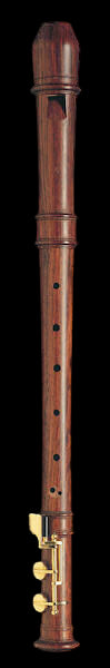 Modern Treble  Recorder (F-foot) in Rosewood