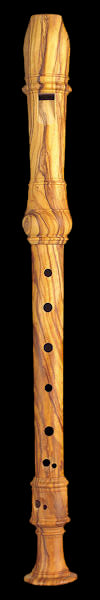Denner Descant Recorder in Olivewood