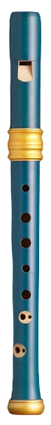 Adri's Dream Descant Recorder in Blue Pearwood