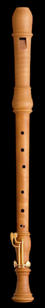 Denner Tenor Recorder (with double key) in Pearwood