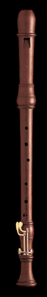 Denner Tenor Recorder (with double-key) in Rosewood