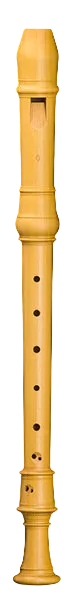 Denner-Line Treble Recorder A-415 in Castello Boxwood