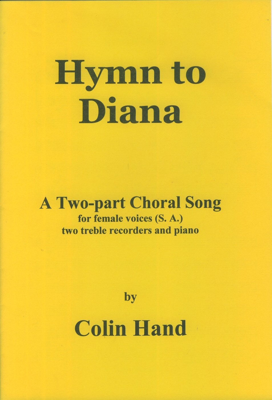 Hymn to Diana