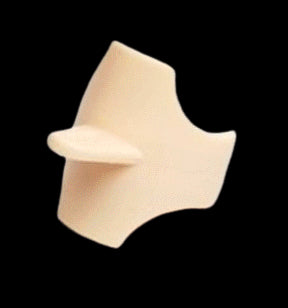 Adjustable thumb rest for Descant in Ivory.