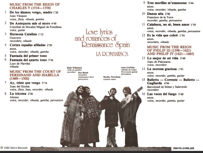 Love lyrics and romances of Renaissance Spain