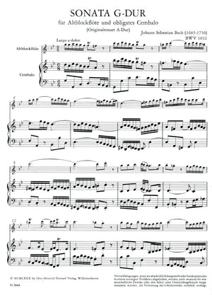Sonata in G Major BWV1032