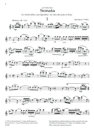 Sonata for Alto Recorder