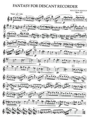 Fantasy for Descant Recorder Op 127