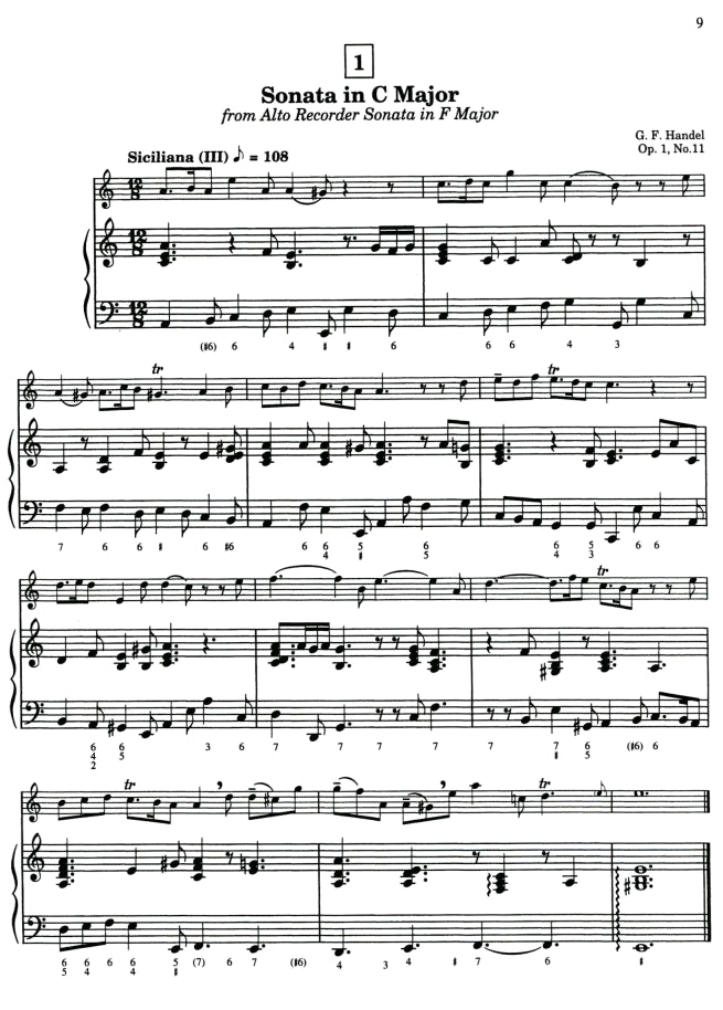 Recorder School Volume 3 Accompaniment Part Soprano Recorder