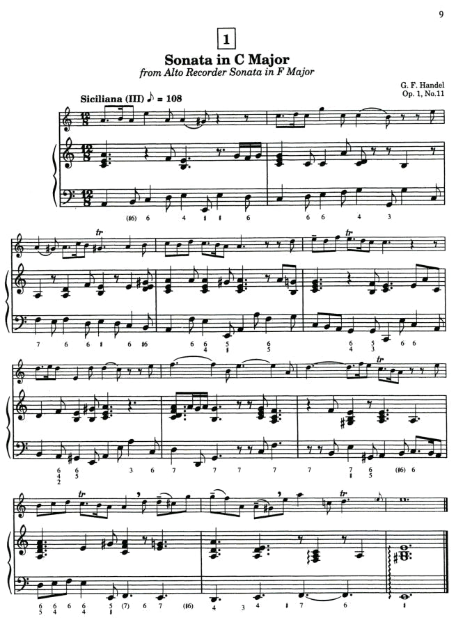 Recorder School Volume 3 Accompaniment Part Soprano Recorder