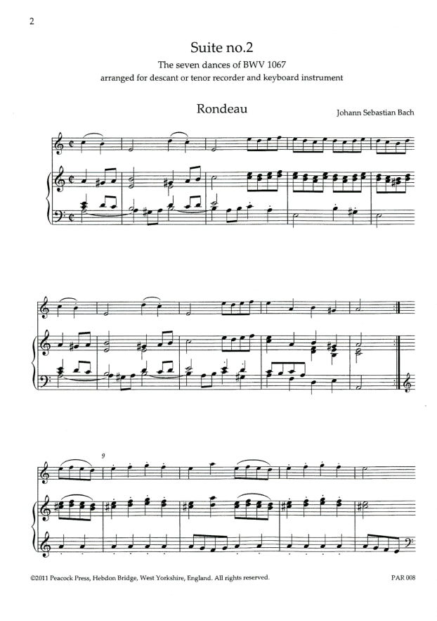 Suite no.2 (Version 2) BWV1067