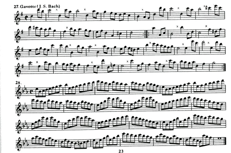 95 Dexterity Exercises and Dances for Recorders in F