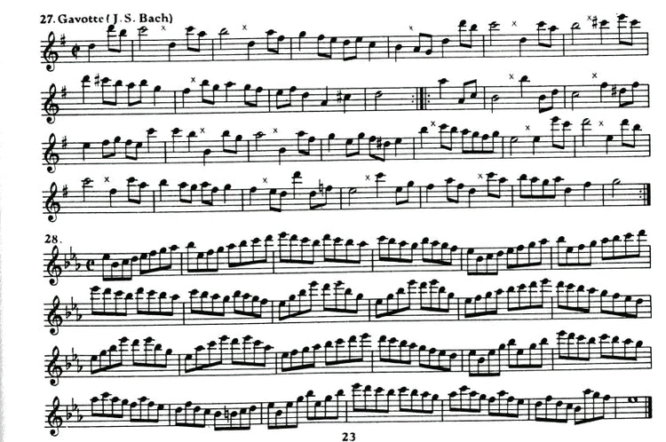 95 Dexterity Exercises and Dances for Recorders in F