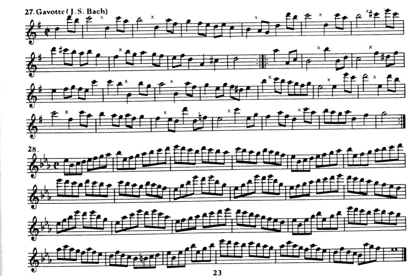 95 Dexterity Exercises and Dances for Recorders in F