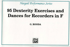95 Dexterity Exercises and Dances for Recorders in F