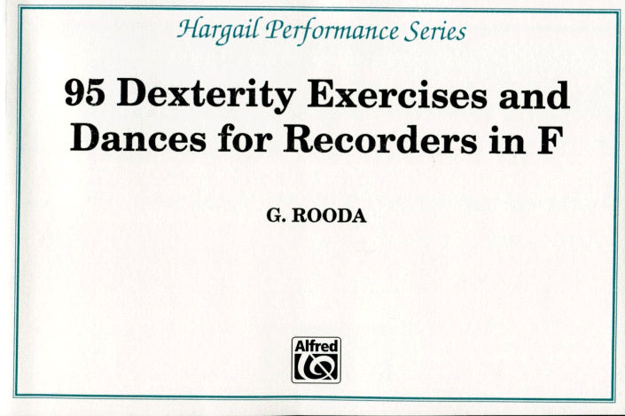 95 Dexterity Exercises and Dances for Recorders in F